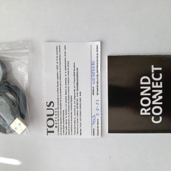 Tous Round Touch Smart Watch with extra Strap